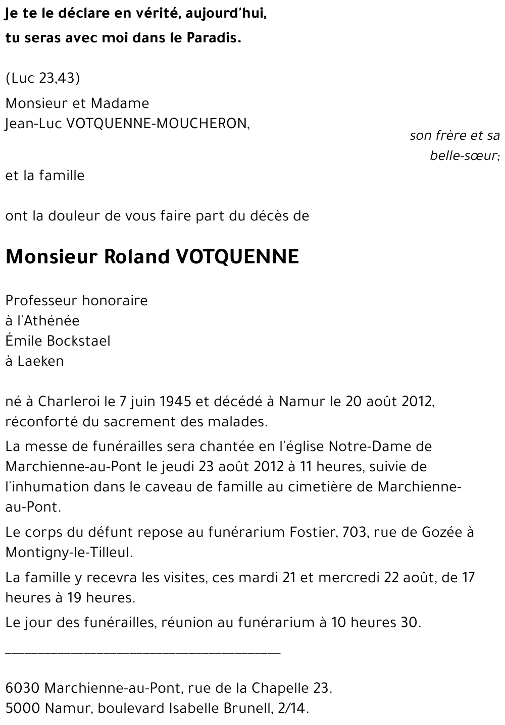 Roland VOTQUENNE