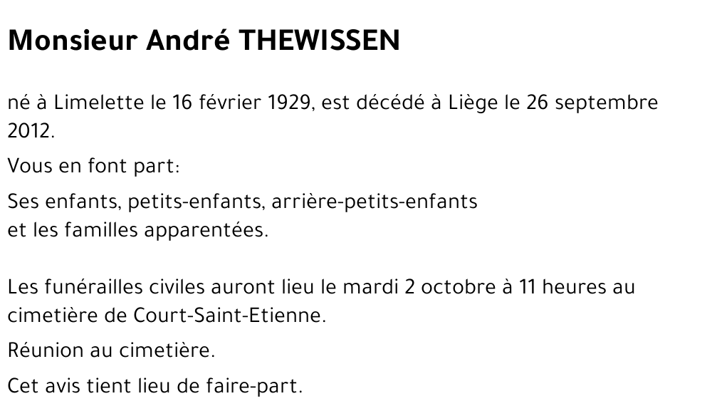 André Thewissen