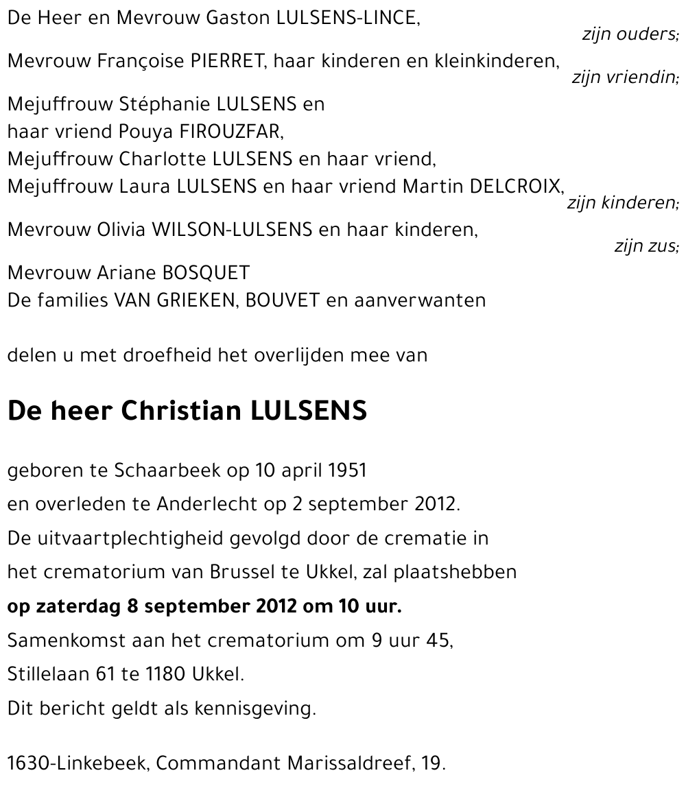 Christian LULSENS