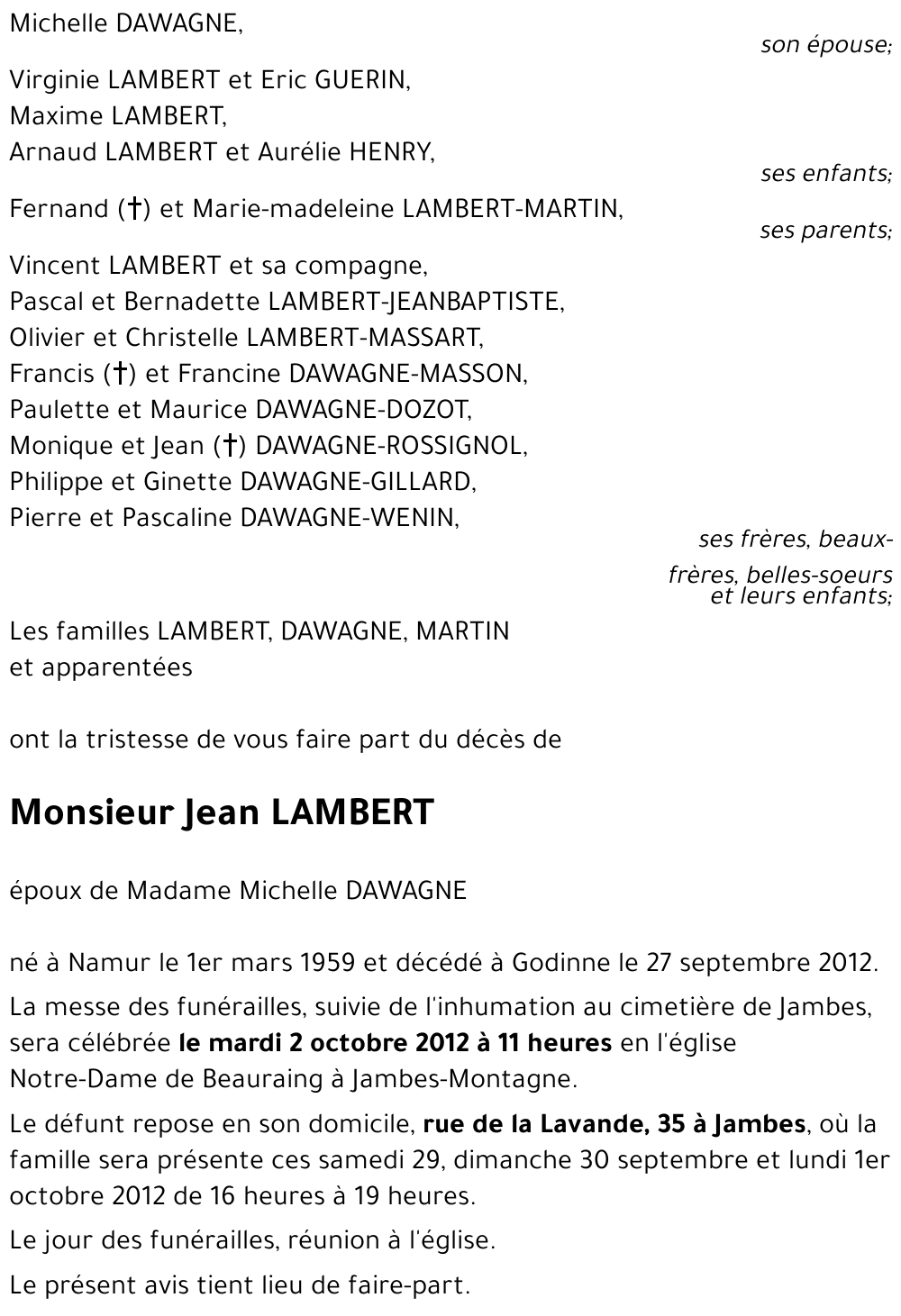 Jean LAMBERT