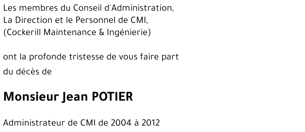 Jean POTIER