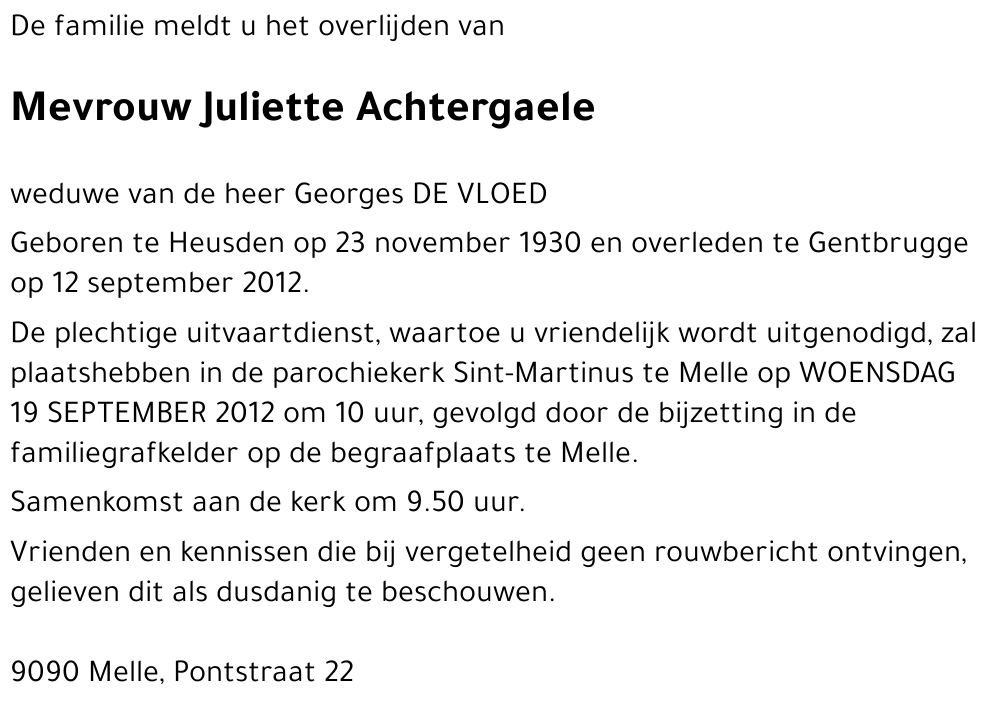 Juliette Achtergaele