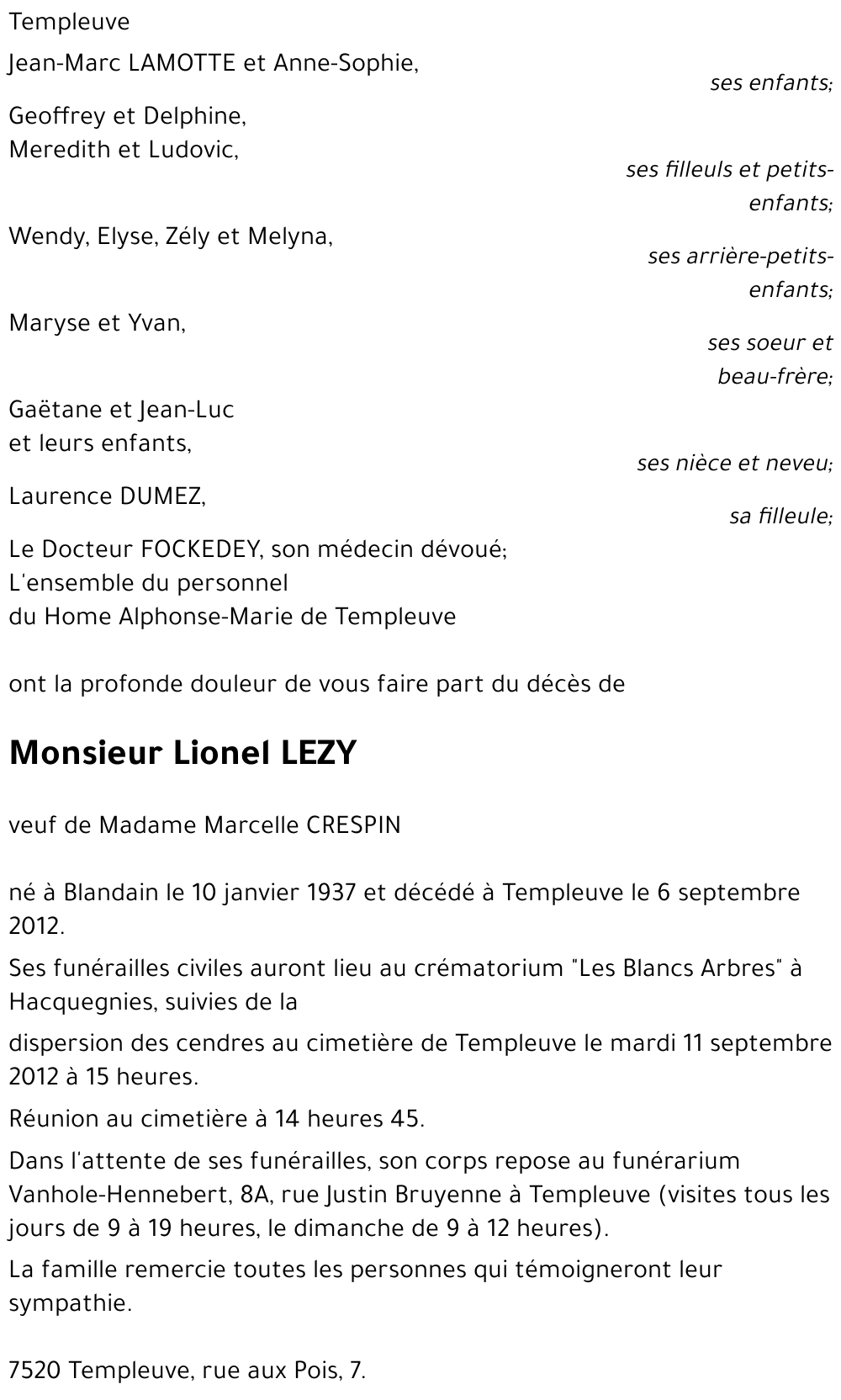 Lionel LEZY
