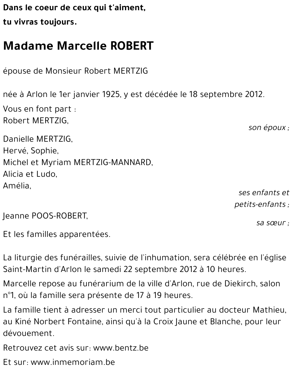 Marcelle ROBERT