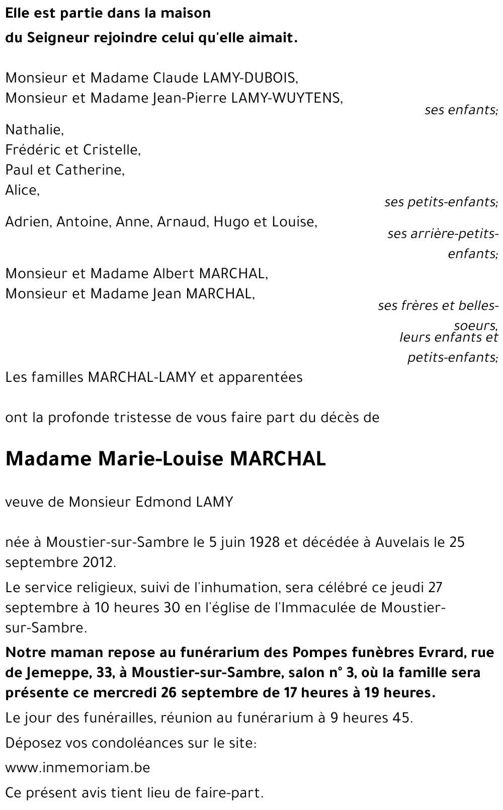 Mare-Louise MARCHAL