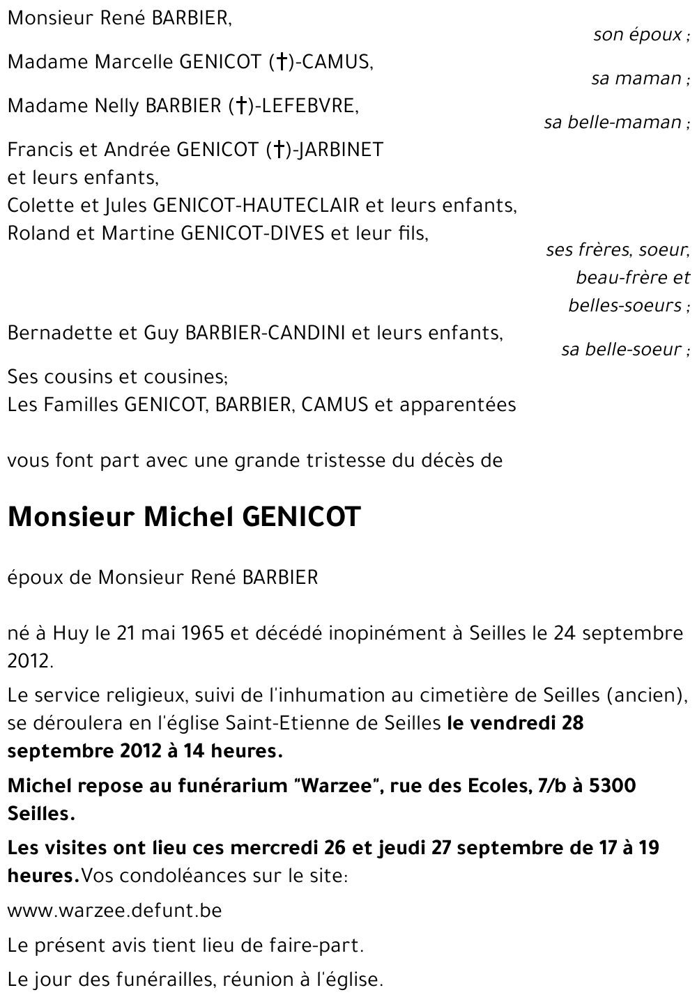 Michel GENICOT