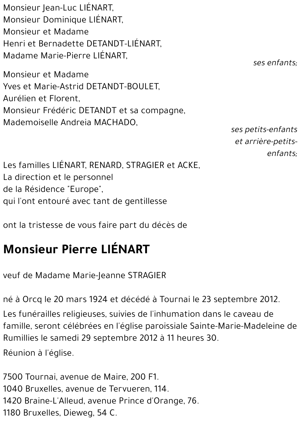 Pierre LIENART