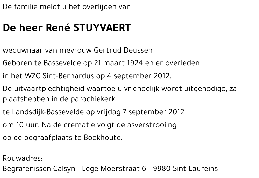 René STUYVAERT