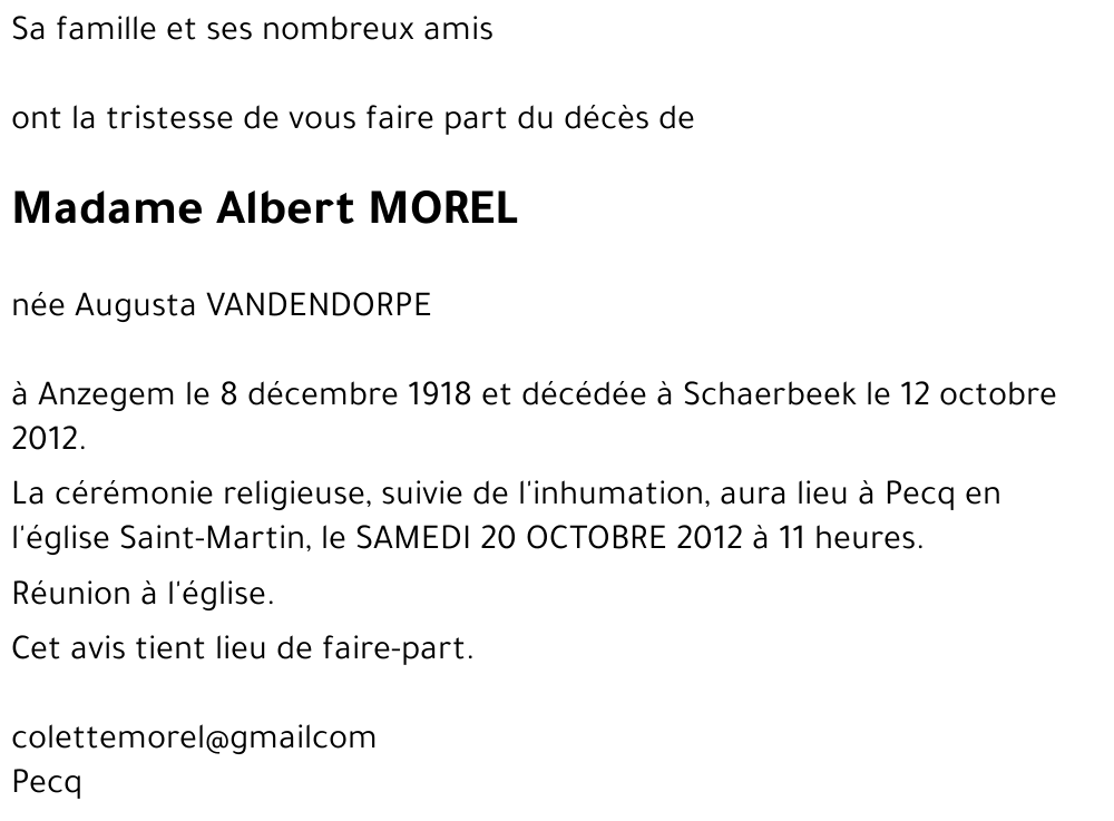 Albert MOREL