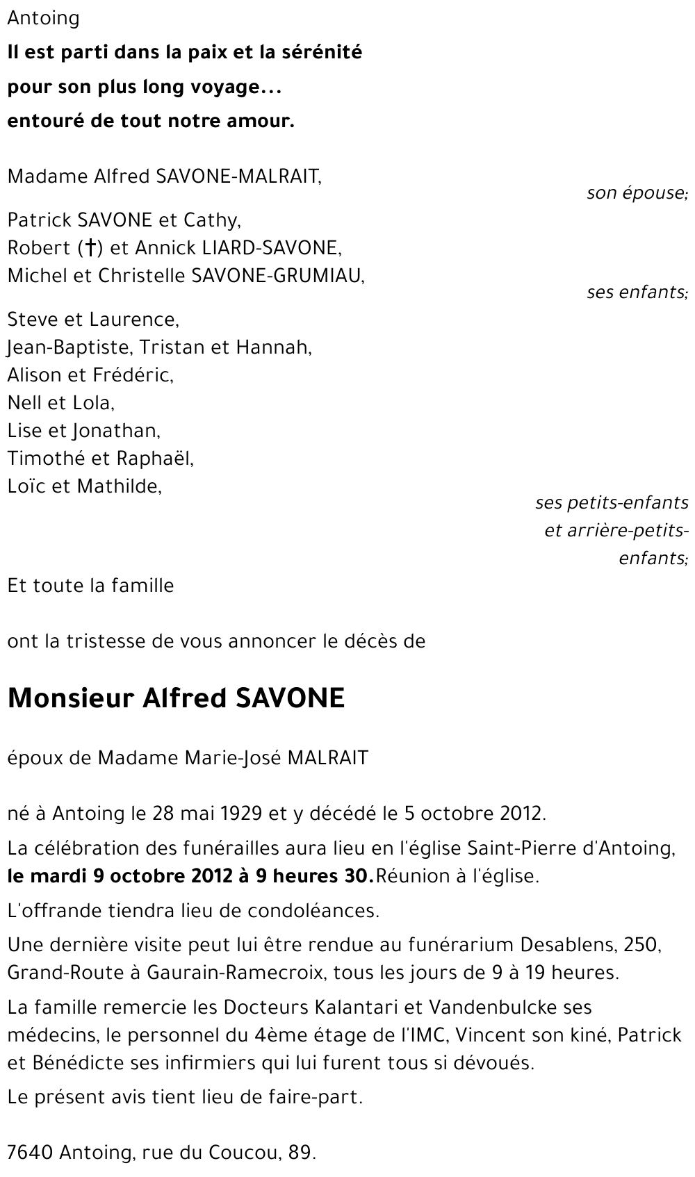 Alfred SAVONE