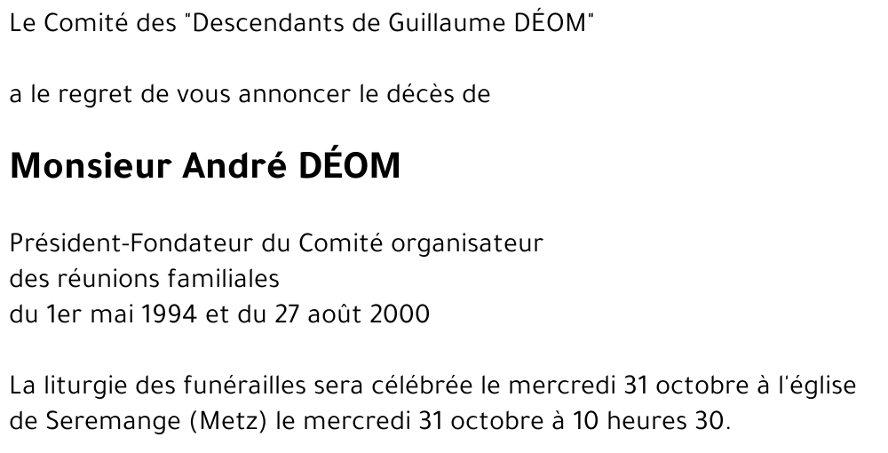 André Déom