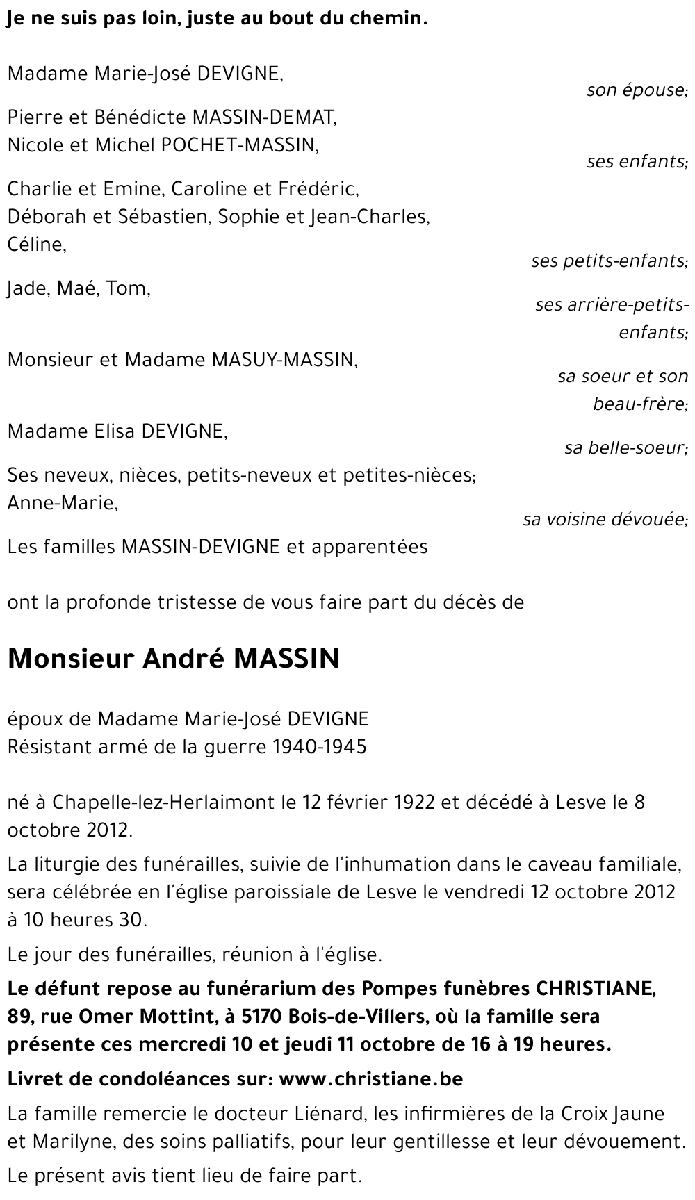 André MASSIN