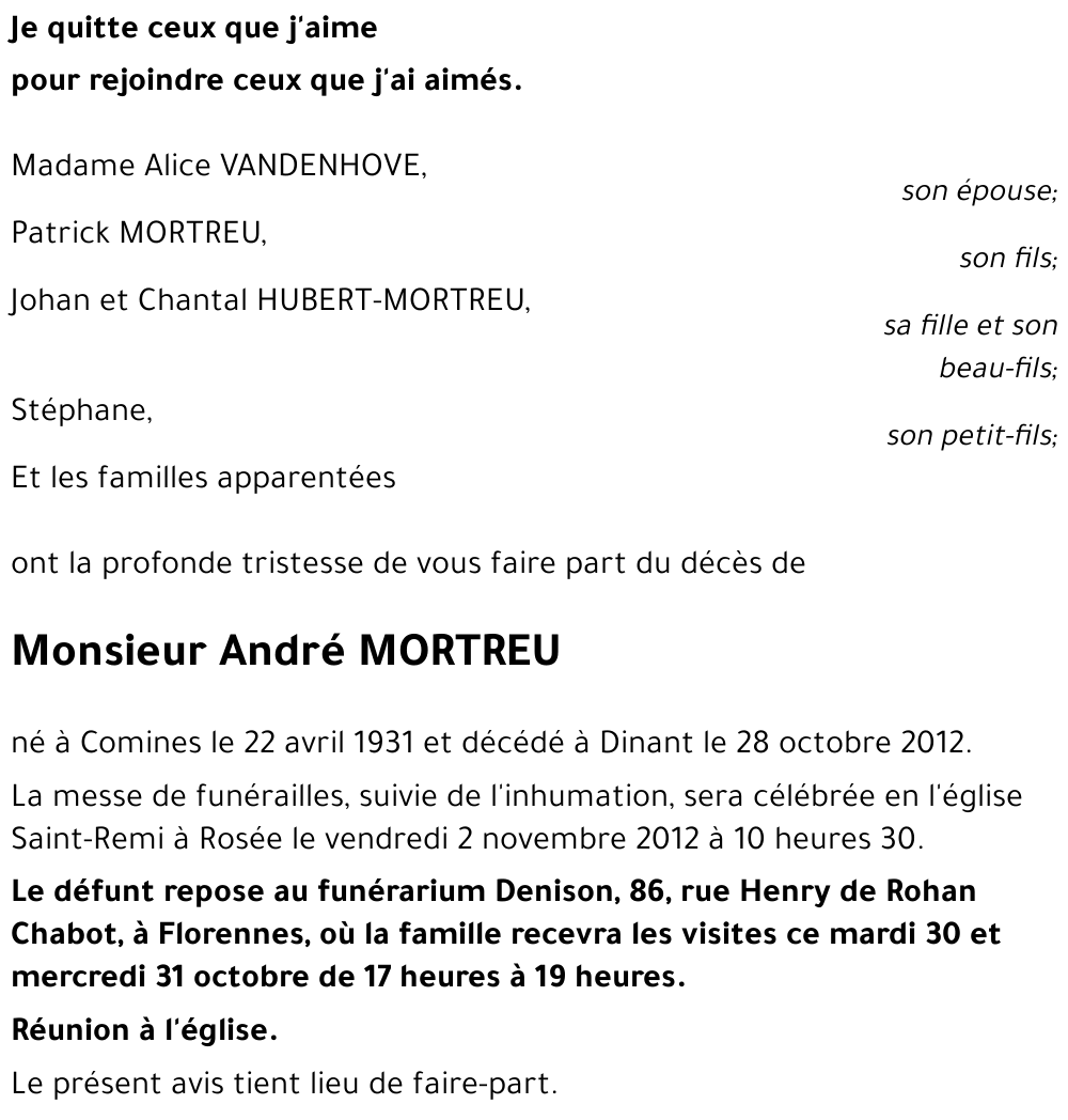 André MORTREU