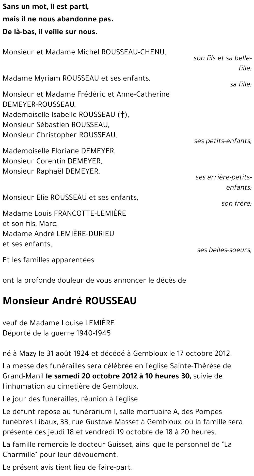 André ROUSSEAU