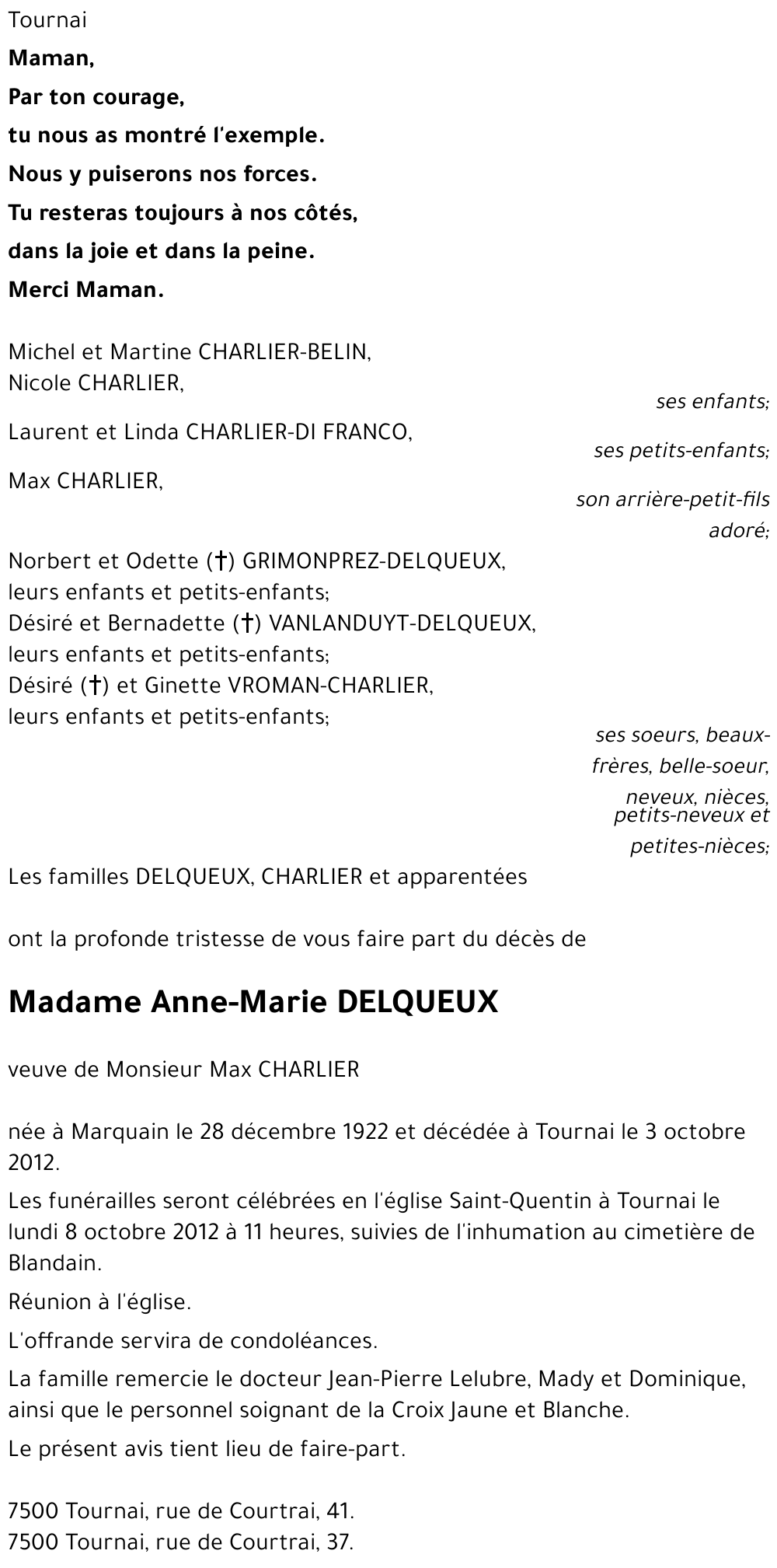 Anne-Marie DELQUEUX