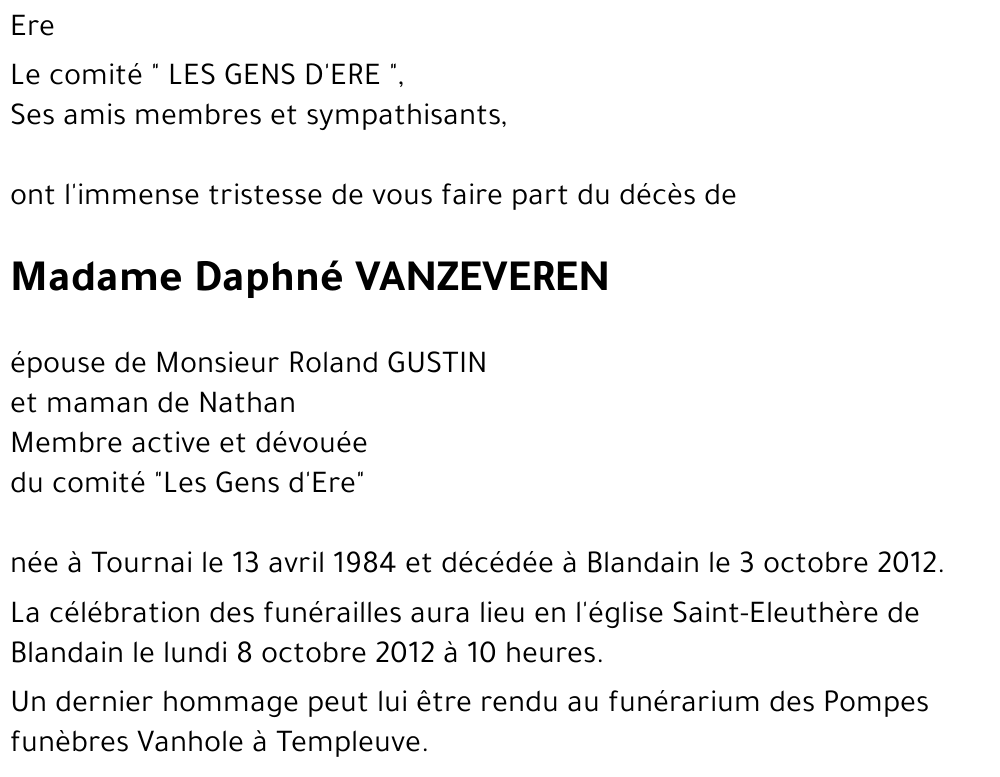 Daphné VANSEVEREN