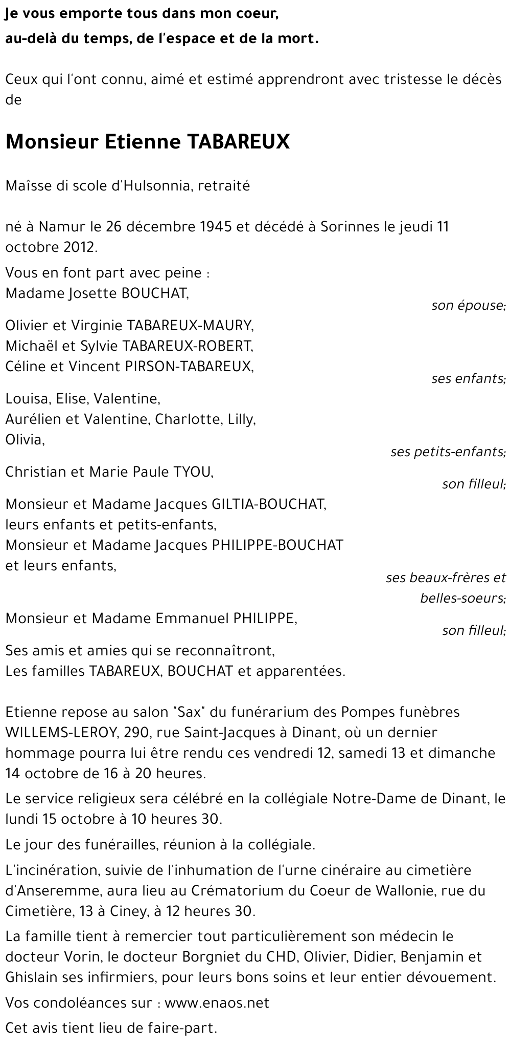 Etienne TABAREUX