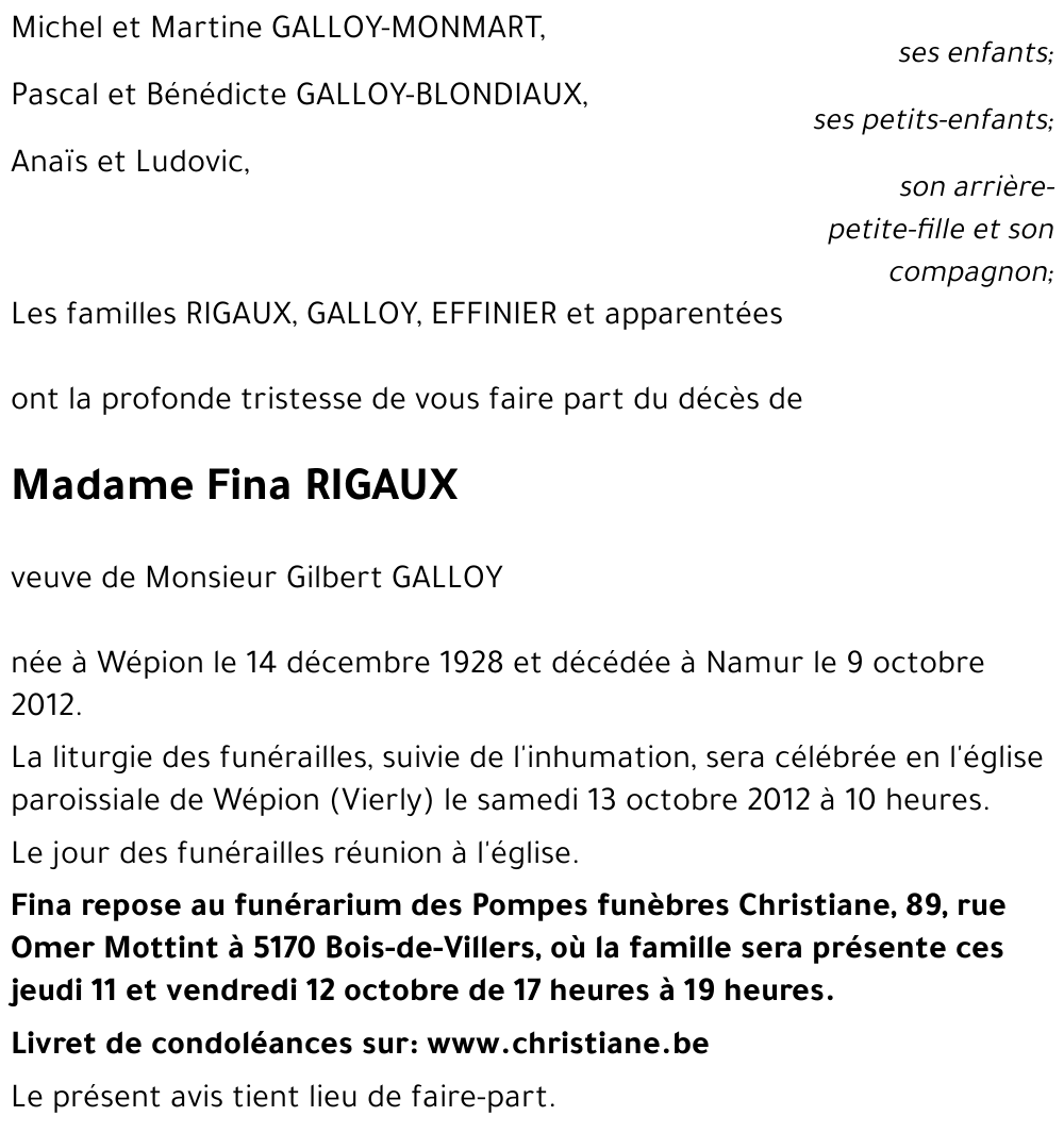 Fina RIGAUX