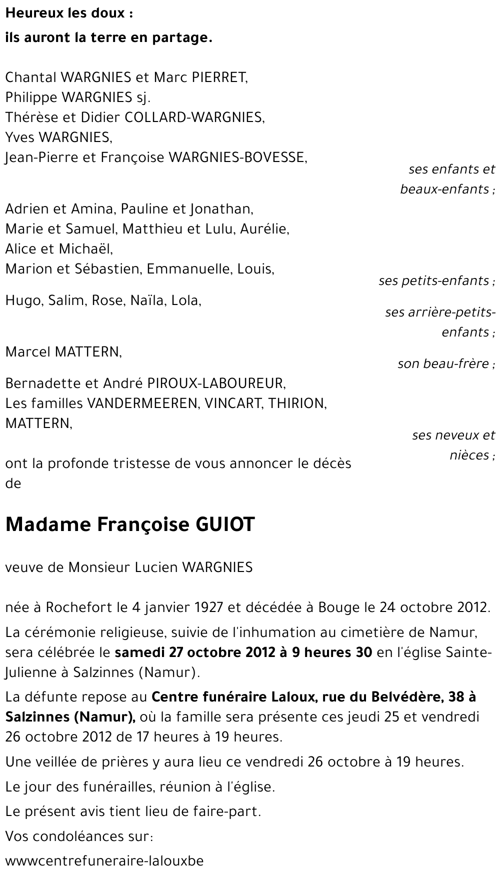 Françoise GUIOT