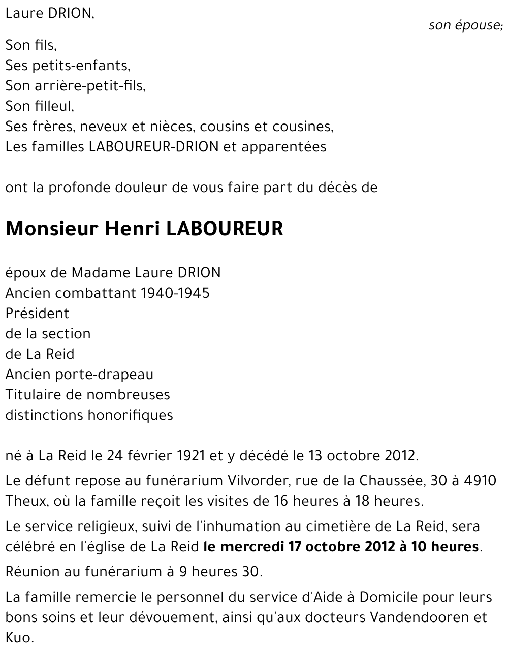 Henri LABOUREUR