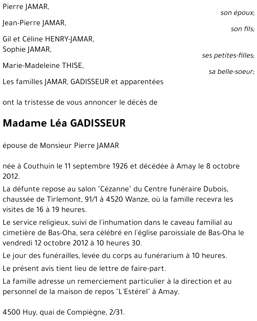 ilsLéa GADISSEUR