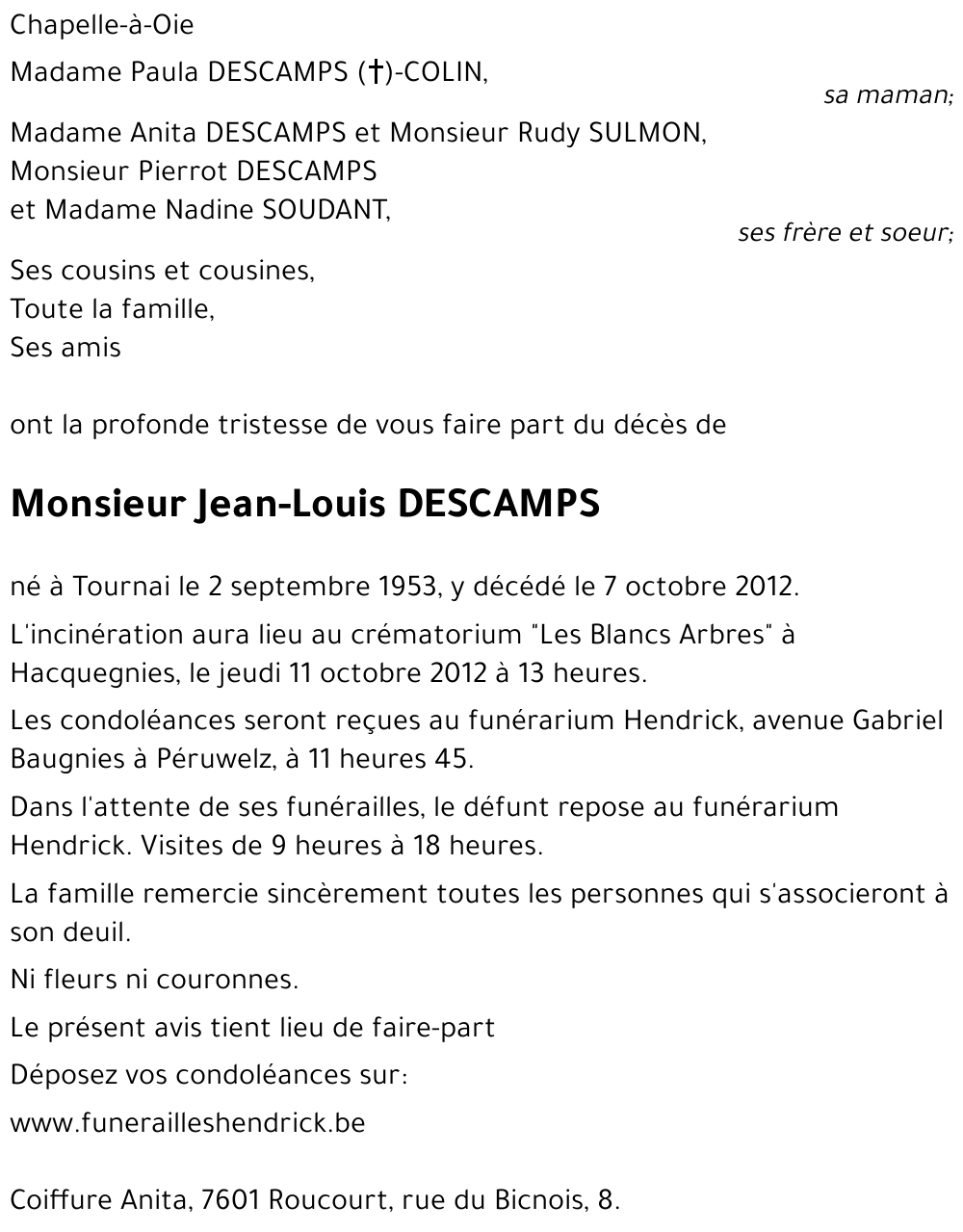Jean-Louis DESCAMPS