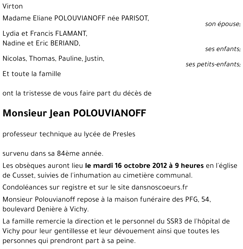 Jean POLOUVIANOFF