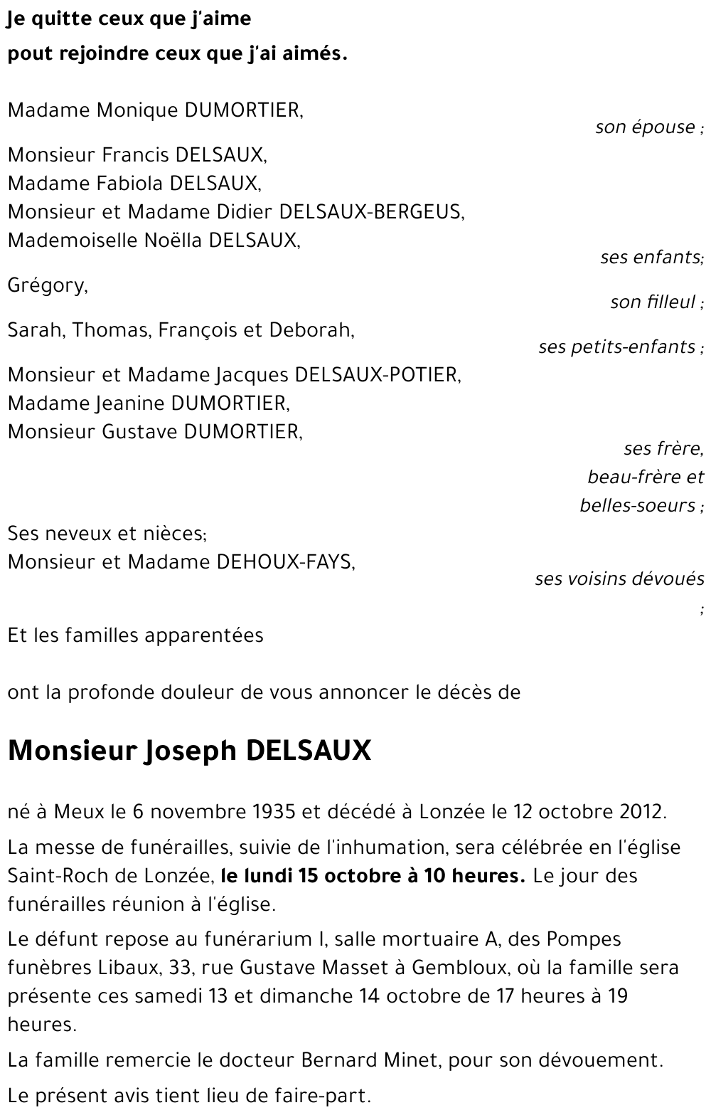 Joseph DELSAUX