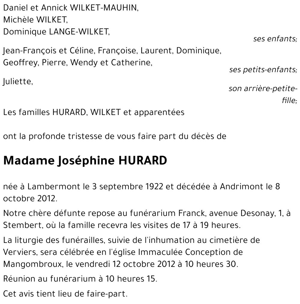 Joséphine HURARD