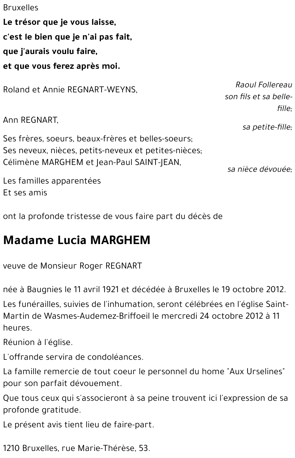 Lucia MARGHEM