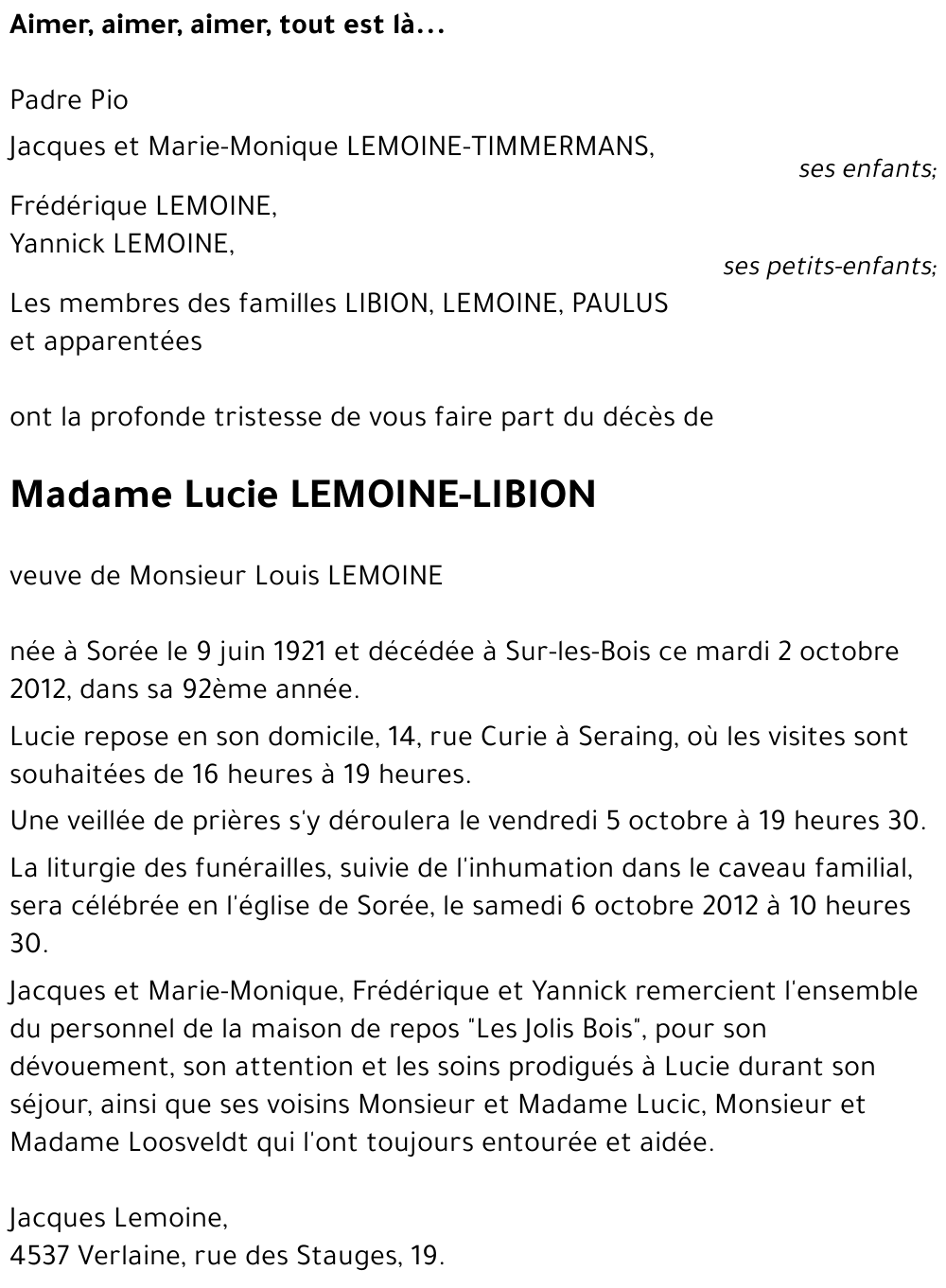 Lucie LEMOINE-LIBION