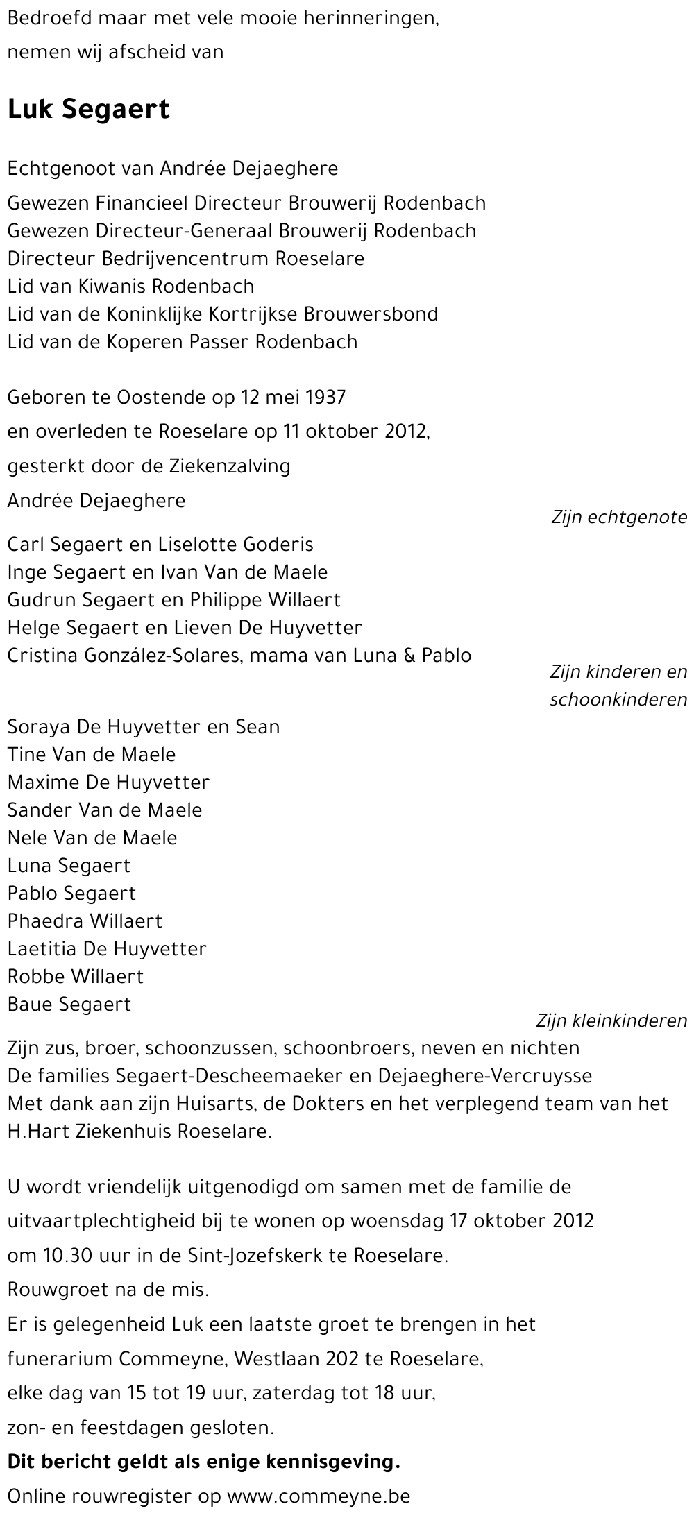 Luk Segaert