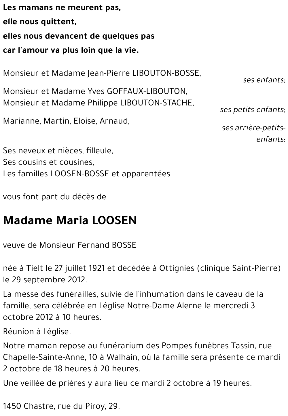 Maria LOOSEN