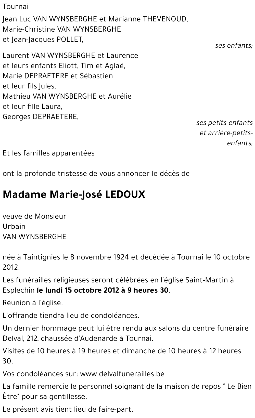 Marie-José LEDOUX