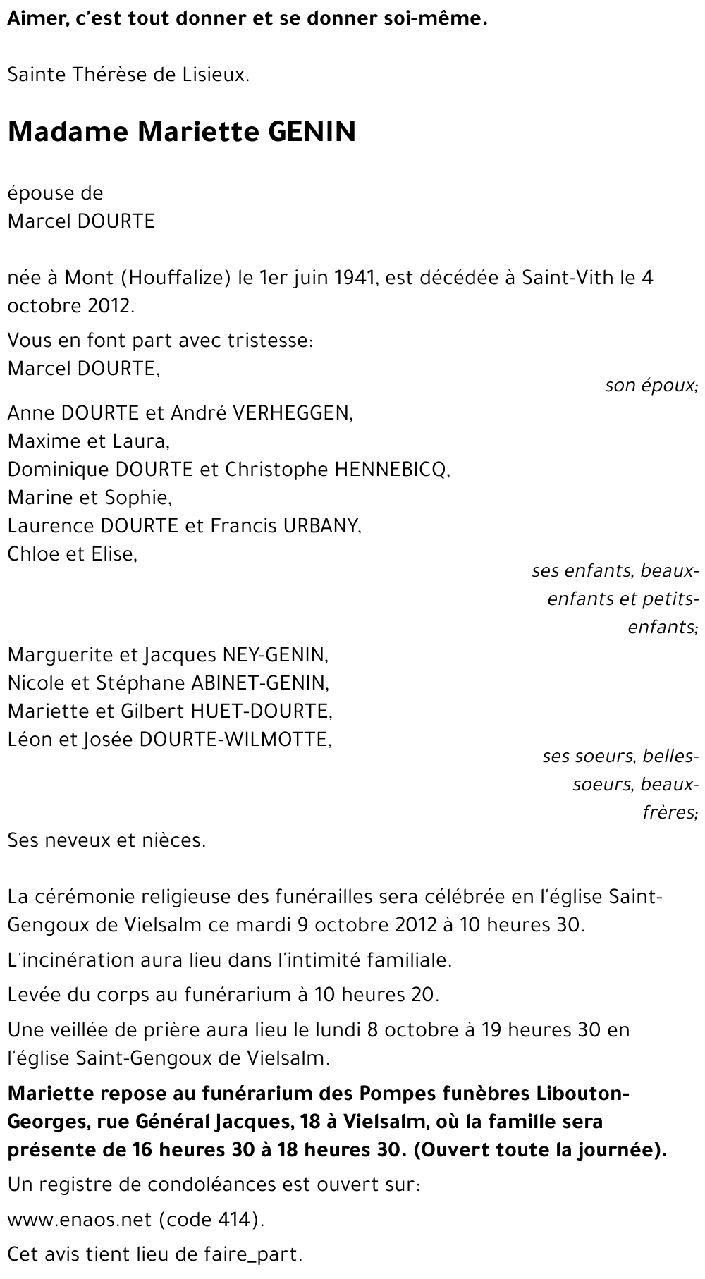 Mariette GENIN