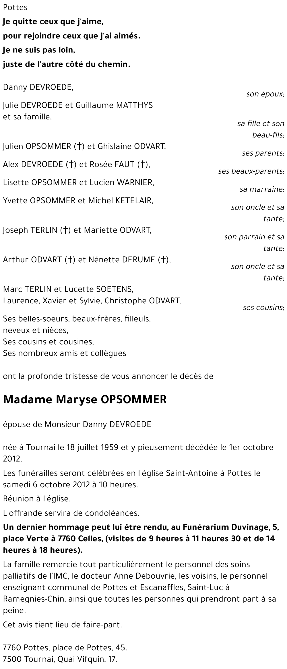 Maryse OPSOMMER