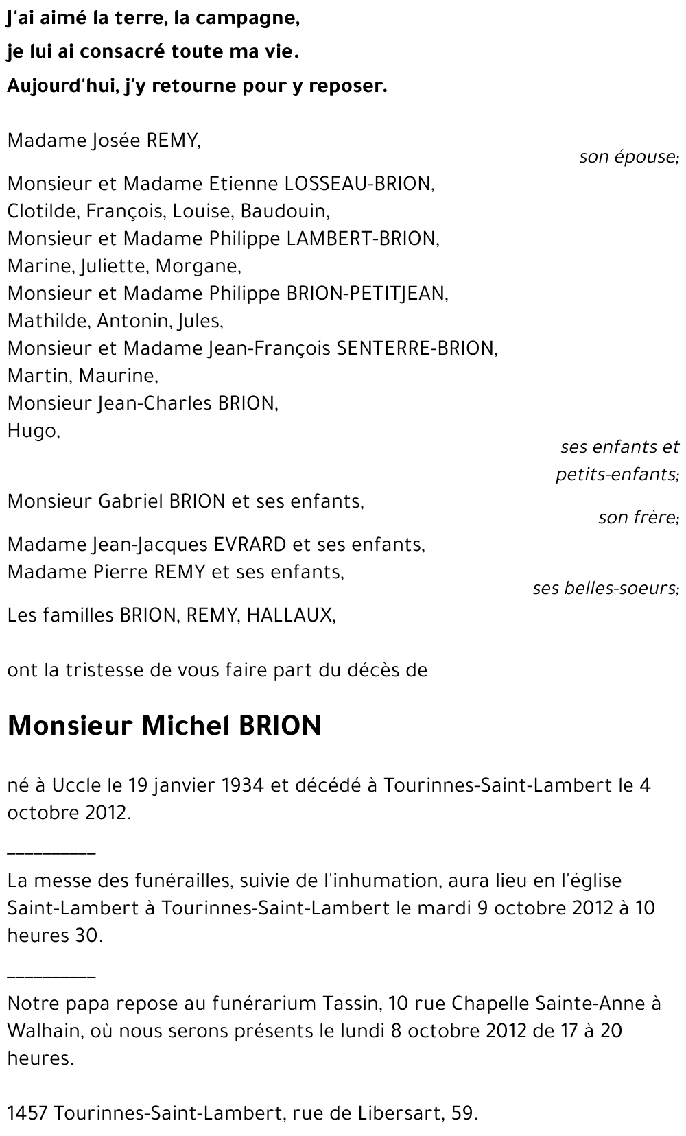 Michel BRION
