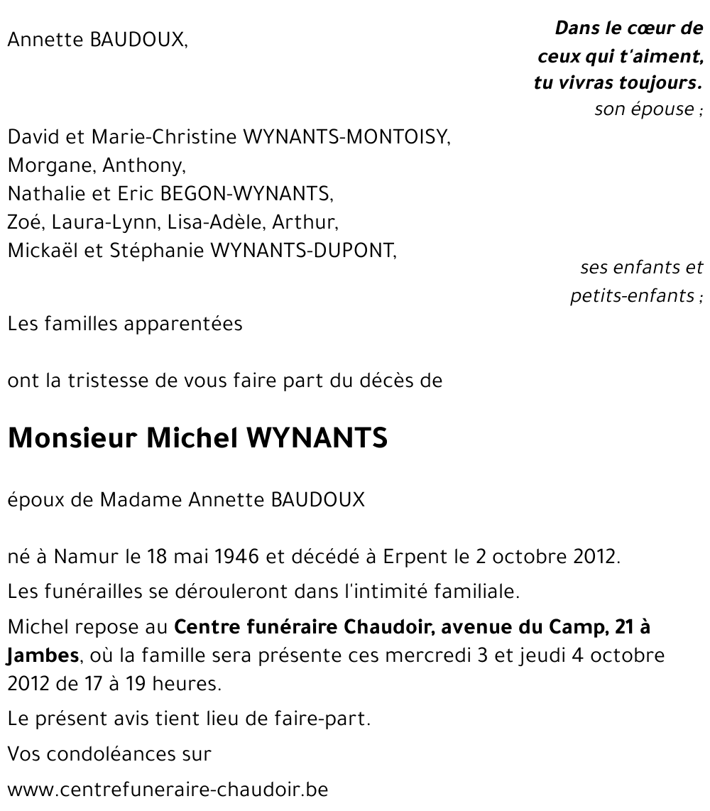 Michel WYNANTS