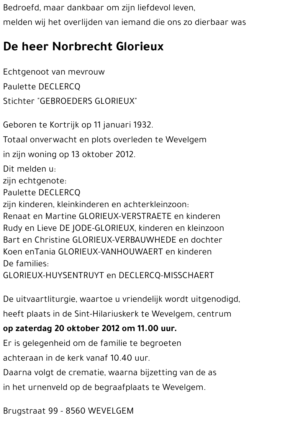 Norbrecht Glorieux
