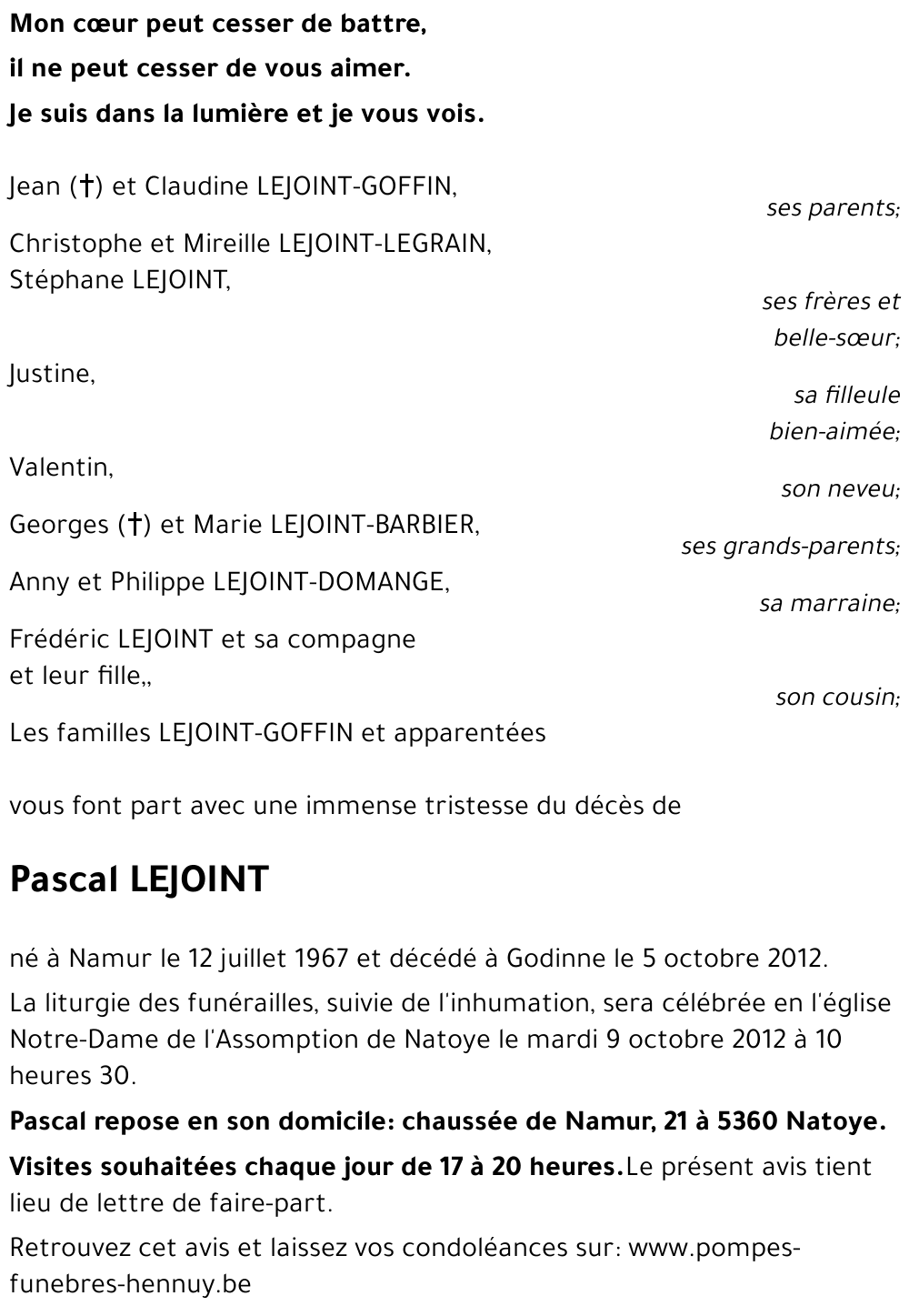 Pascal LEJOINT
