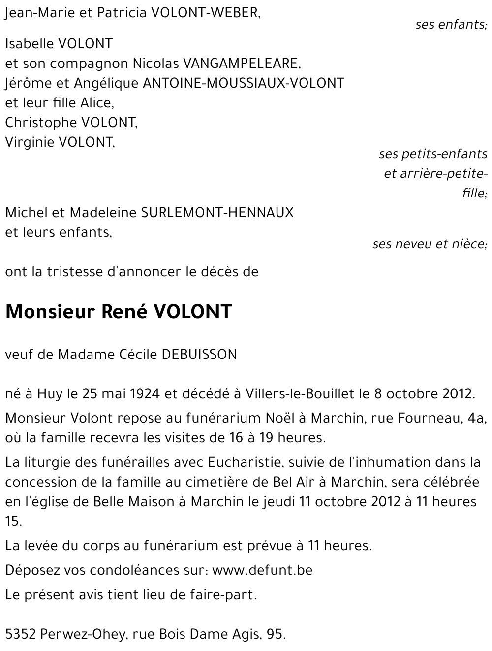 René VOLONT