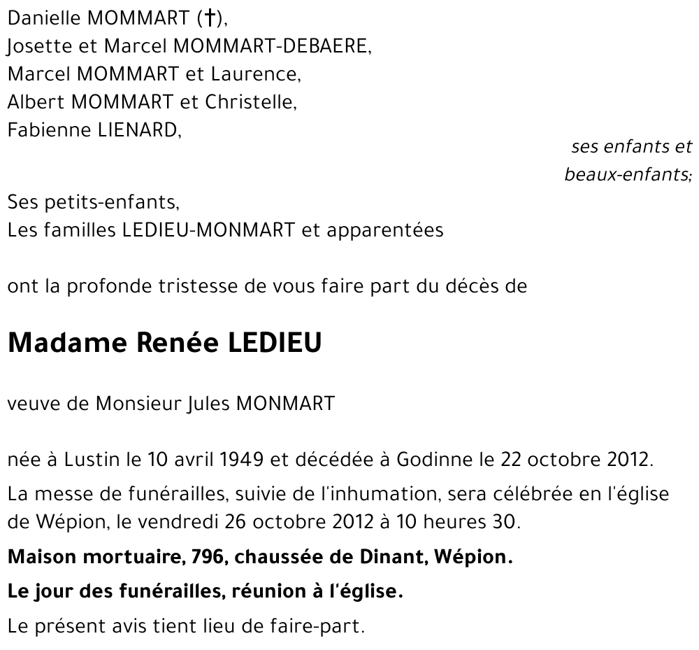 Renée LEDIEU