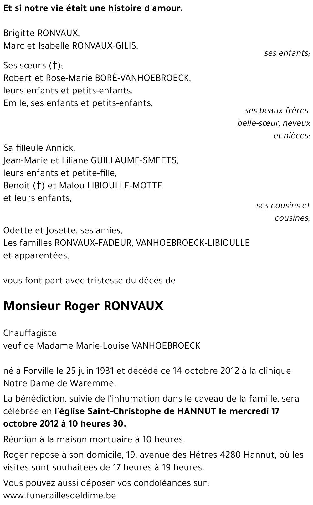 Roger RONVAUX