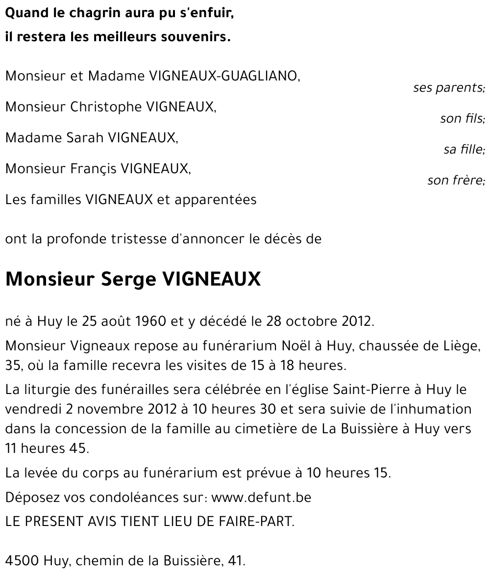 Serge VIGNEAUX