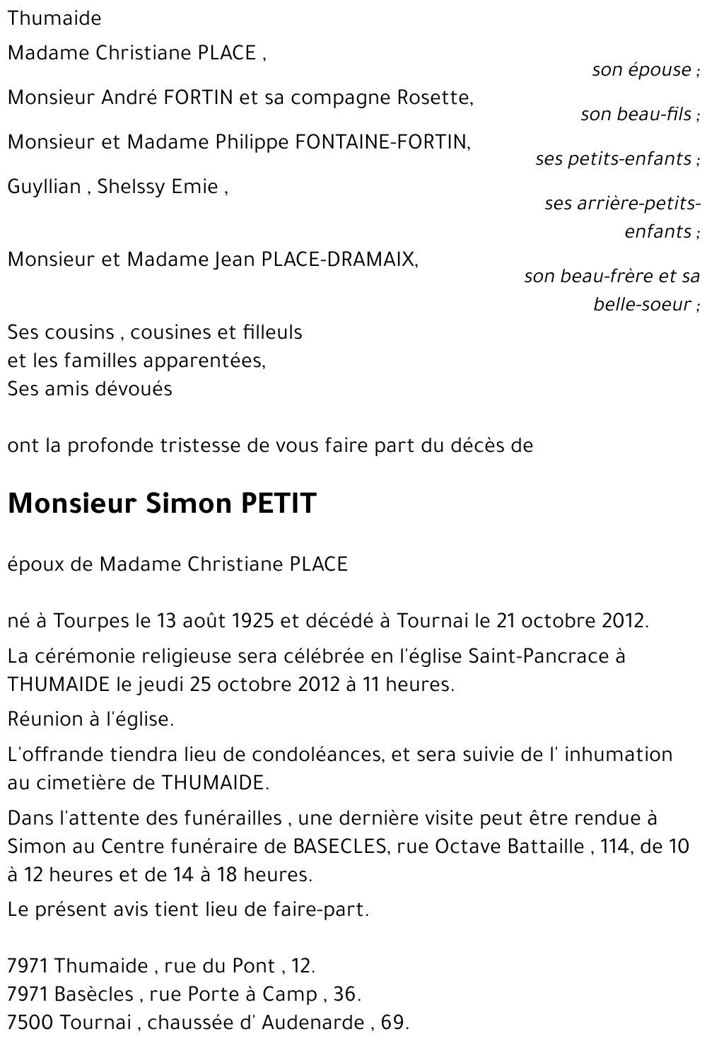 Simon PETIT