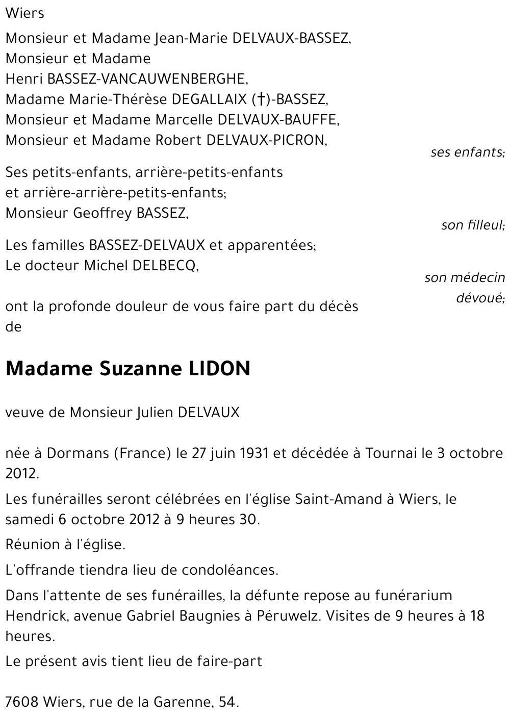 Suzanne LIDON