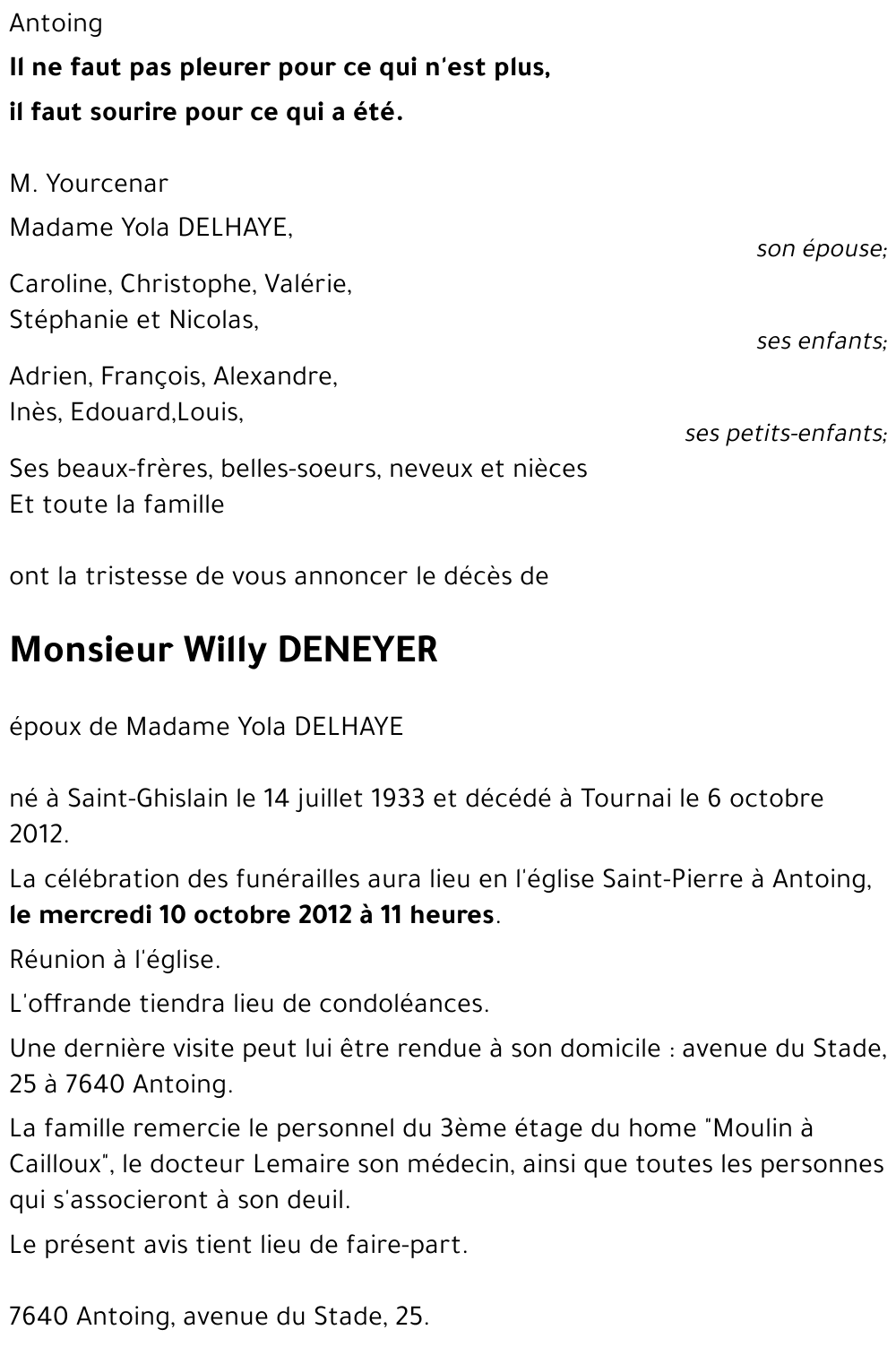 Willy DENEYER