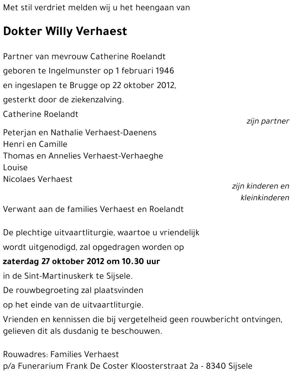 Willy Verhaest