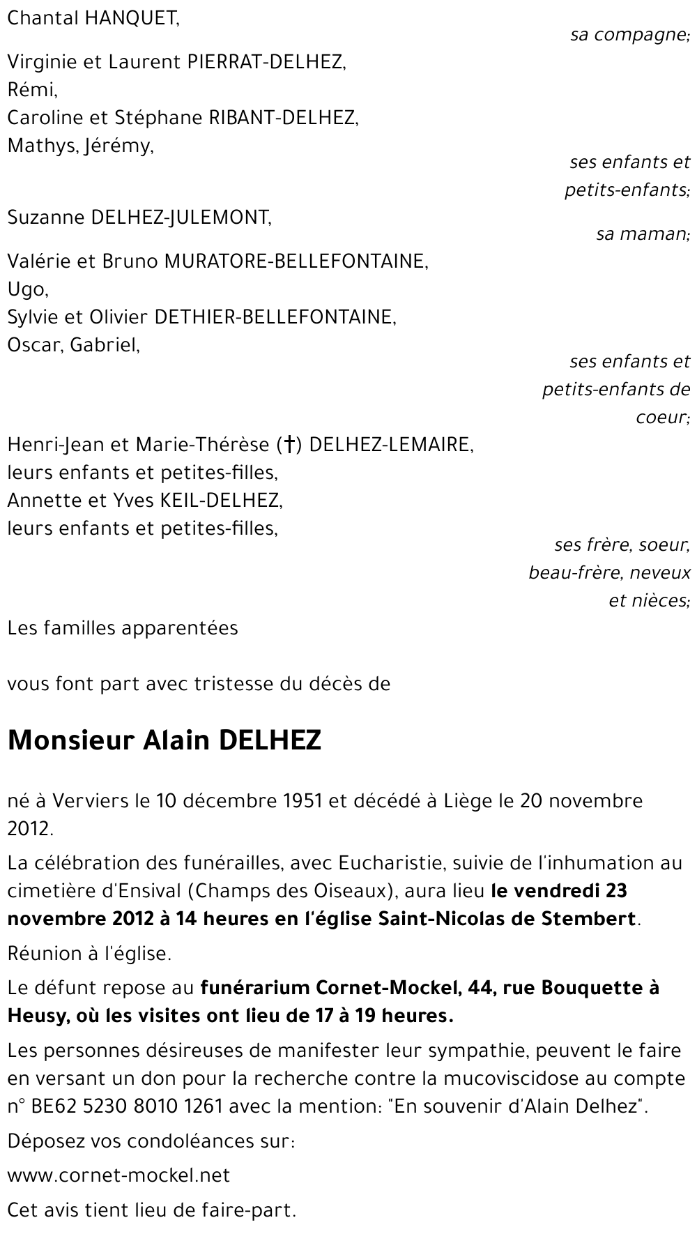 Alain DELHEZ