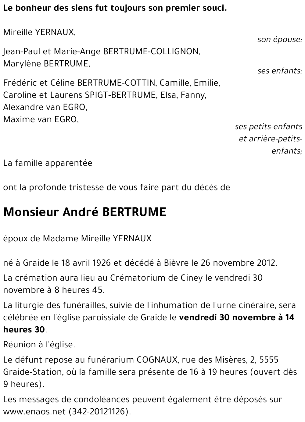 André BERTRUME